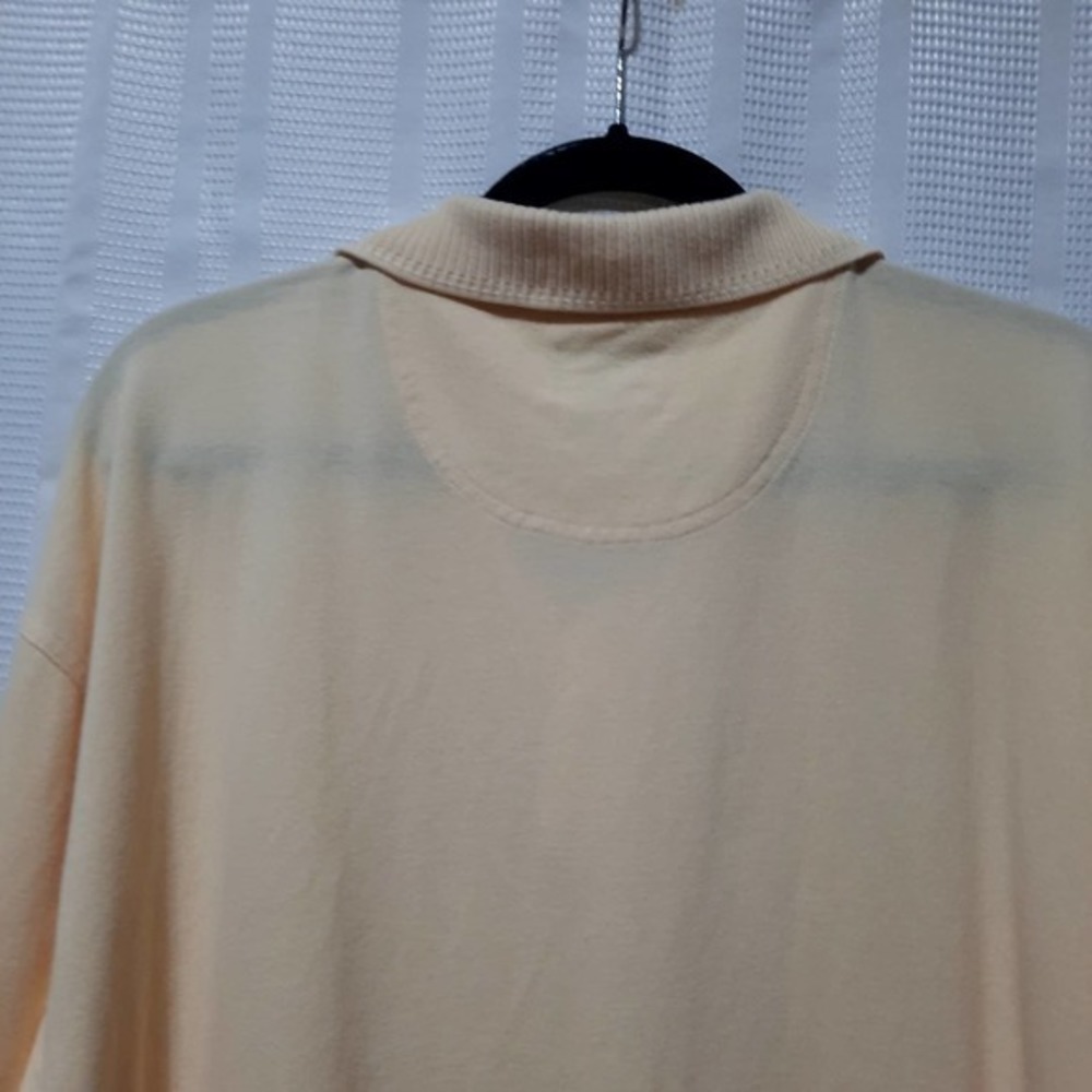 TOMMY‎ BAHAMA MENS XL YELLOW COTTON SHORT SLEEVE POLO - Picture 5 of 7